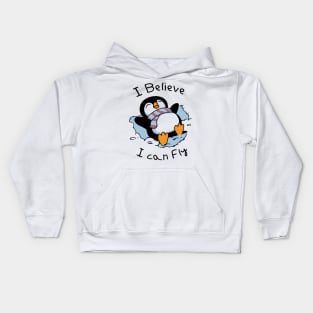 Snow Penguin Kids Hoodie